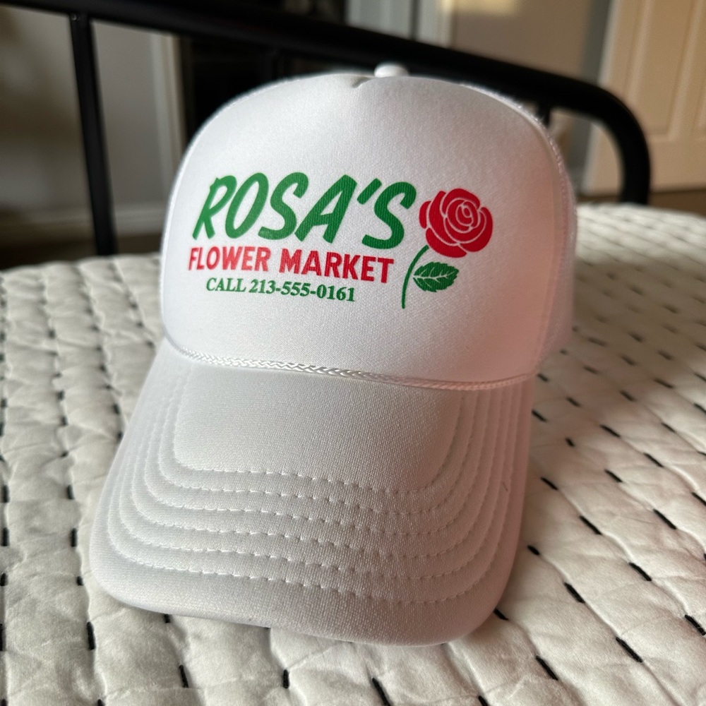 Rosa’s Market Flower Trucker hat